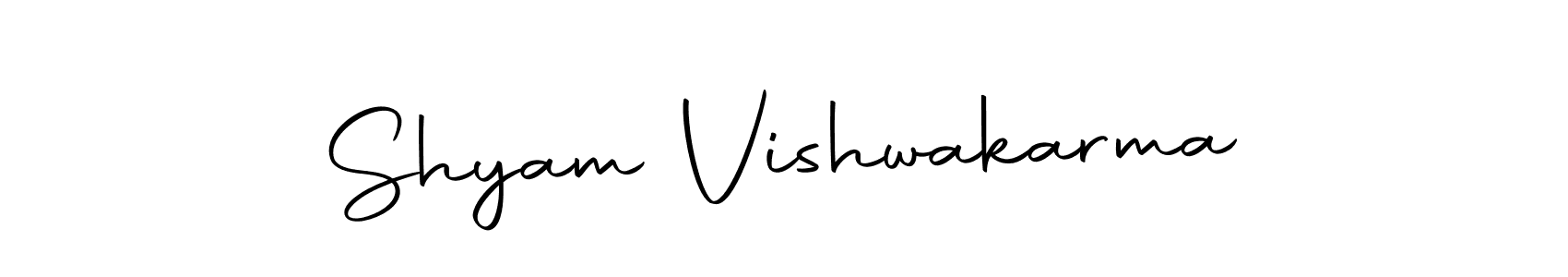 Use a signature maker to create a handwritten signature online. With this signature software, you can design (Autography-DOLnW) your own signature for name Shyam Vishwakarma. Shyam Vishwakarma signature style 10 images and pictures png