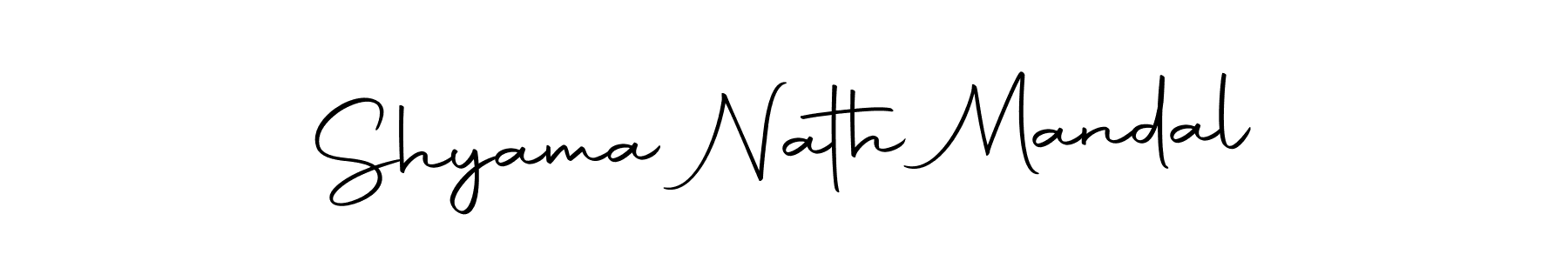 Create a beautiful signature design for name Shyama Nath Mandal. With this signature (Autography-DOLnW) fonts, you can make a handwritten signature for free. Shyama Nath Mandal signature style 10 images and pictures png
