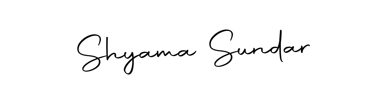 Make a short Shyama Sundar signature style. Manage your documents anywhere anytime using Autography-DOLnW. Create and add eSignatures, submit forms, share and send files easily. Shyama Sundar signature style 10 images and pictures png