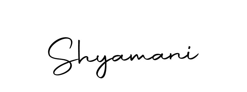 Make a short Shyamani signature style. Manage your documents anywhere anytime using Autography-DOLnW. Create and add eSignatures, submit forms, share and send files easily. Shyamani signature style 10 images and pictures png