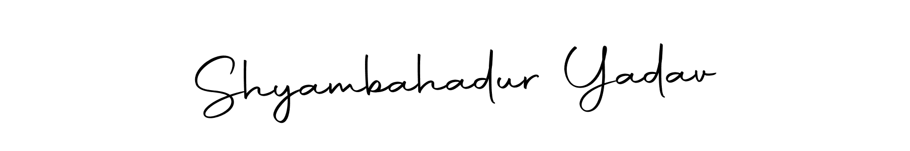 if you are searching for the best signature style for your name Shyambahadur Yadav. so please give up your signature search. here we have designed multiple signature styles  using Autography-DOLnW. Shyambahadur Yadav signature style 10 images and pictures png