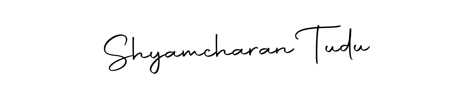 Create a beautiful signature design for name Shyamcharan Tudu. With this signature (Autography-DOLnW) fonts, you can make a handwritten signature for free. Shyamcharan Tudu signature style 10 images and pictures png