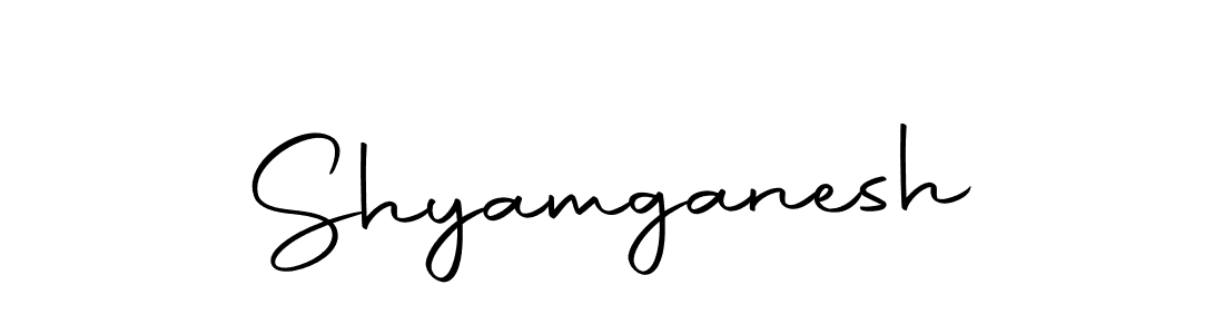 Create a beautiful signature design for name Shyamganesh. With this signature (Autography-DOLnW) fonts, you can make a handwritten signature for free. Shyamganesh signature style 10 images and pictures png