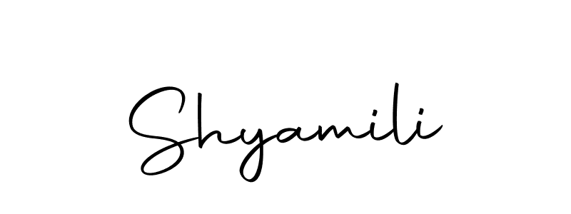 if you are searching for the best signature style for your name Shyamili. so please give up your signature search. here we have designed multiple signature styles  using Autography-DOLnW. Shyamili signature style 10 images and pictures png