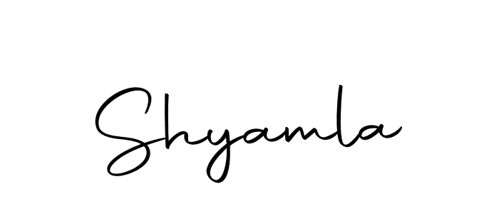 Create a beautiful signature design for name Shyamla. With this signature (Autography-DOLnW) fonts, you can make a handwritten signature for free. Shyamla signature style 10 images and pictures png