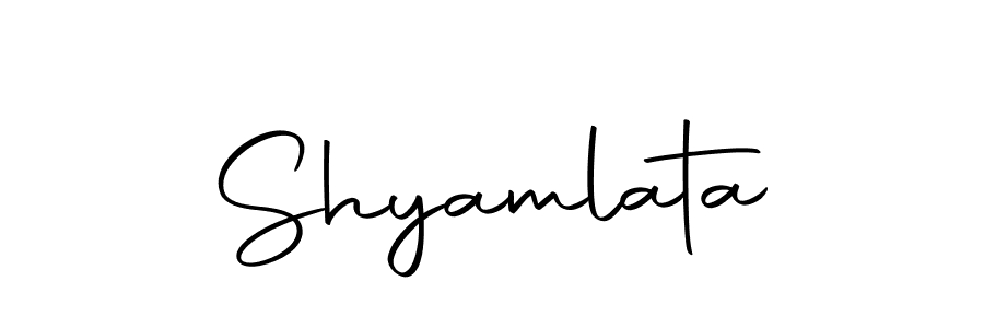 Create a beautiful signature design for name Shyamlata. With this signature (Autography-DOLnW) fonts, you can make a handwritten signature for free. Shyamlata signature style 10 images and pictures png
