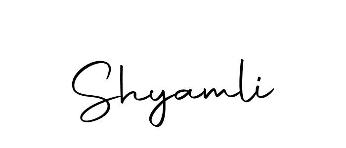 How to make Shyamli name signature. Use Autography-DOLnW style for creating short signs online. This is the latest handwritten sign. Shyamli signature style 10 images and pictures png