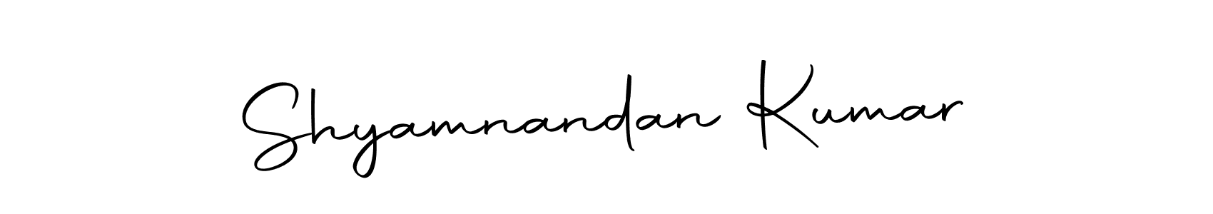 Similarly Autography-DOLnW is the best handwritten signature design. Signature creator online .You can use it as an online autograph creator for name Shyamnandan Kumar. Shyamnandan Kumar signature style 10 images and pictures png