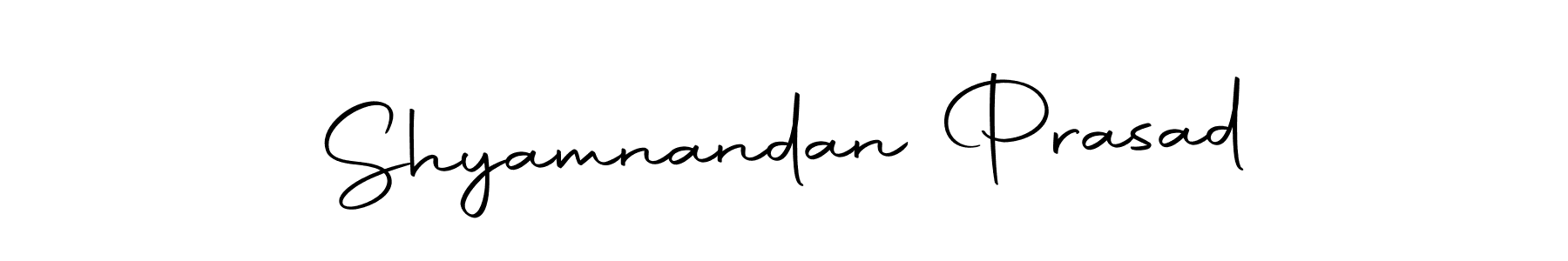 Shyamnandan Prasad stylish signature style. Best Handwritten Sign (Autography-DOLnW) for my name. Handwritten Signature Collection Ideas for my name Shyamnandan Prasad. Shyamnandan Prasad signature style 10 images and pictures png