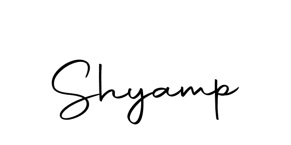 Make a beautiful signature design for name Shyamp. Use this online signature maker to create a handwritten signature for free. Shyamp signature style 10 images and pictures png
