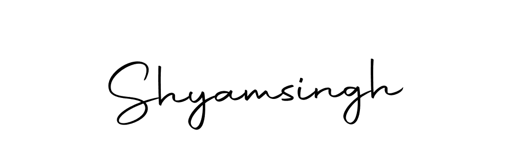 Design your own signature with our free online signature maker. With this signature software, you can create a handwritten (Autography-DOLnW) signature for name Shyamsingh. Shyamsingh signature style 10 images and pictures png