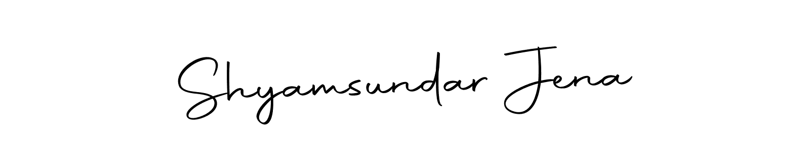 Create a beautiful signature design for name Shyamsundar Jena. With this signature (Autography-DOLnW) fonts, you can make a handwritten signature for free. Shyamsundar Jena signature style 10 images and pictures png