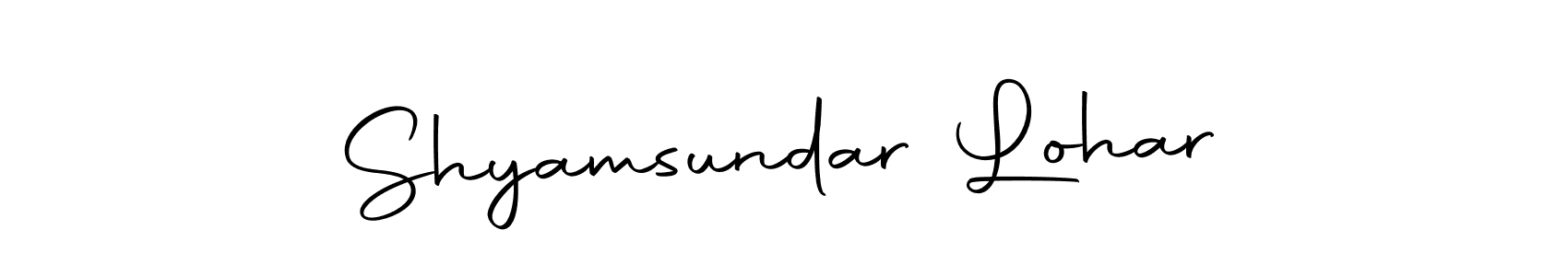 How to make Shyamsundar Lohar signature? Autography-DOLnW is a professional autograph style. Create handwritten signature for Shyamsundar Lohar name. Shyamsundar Lohar signature style 10 images and pictures png