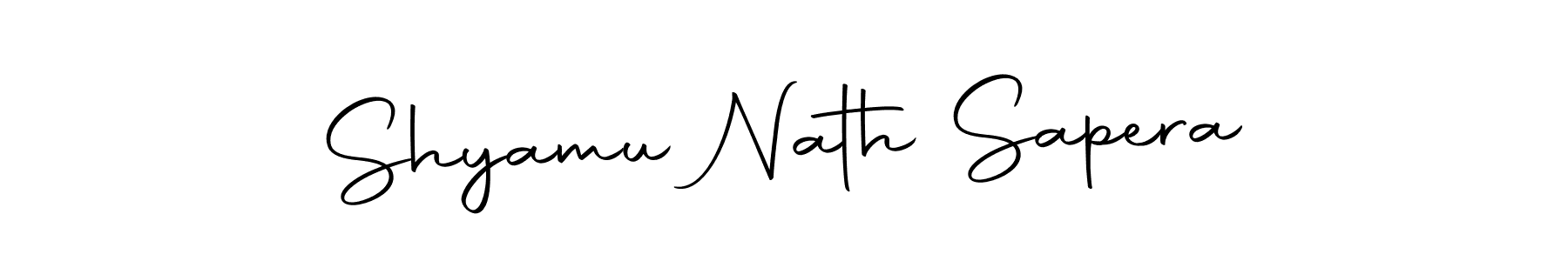 Shyamu Nath Sapera stylish signature style. Best Handwritten Sign (Autography-DOLnW) for my name. Handwritten Signature Collection Ideas for my name Shyamu Nath Sapera. Shyamu Nath Sapera signature style 10 images and pictures png