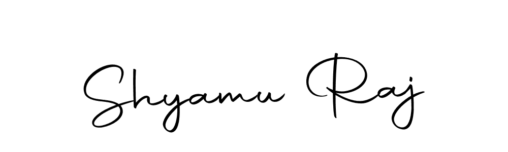 Make a beautiful signature design for name Shyamu Raj. With this signature (Autography-DOLnW) style, you can create a handwritten signature for free. Shyamu Raj signature style 10 images and pictures png