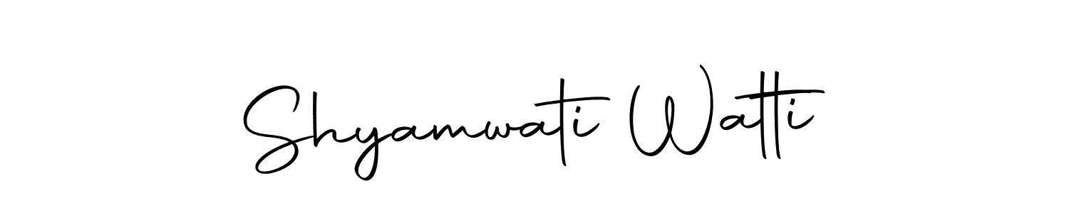 Check out images of Autograph of Shyamwati Watti name. Actor Shyamwati Watti Signature Style. Autography-DOLnW is a professional sign style online. Shyamwati Watti signature style 10 images and pictures png