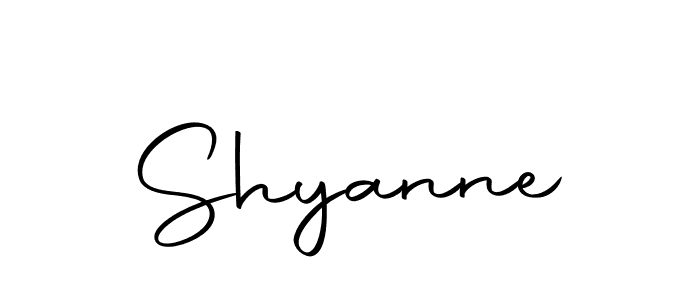 Create a beautiful signature design for name Shyanne. With this signature (Autography-DOLnW) fonts, you can make a handwritten signature for free. Shyanne signature style 10 images and pictures png