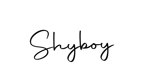 Make a beautiful signature design for name Shyboy. With this signature (Autography-DOLnW) style, you can create a handwritten signature for free. Shyboy signature style 10 images and pictures png
