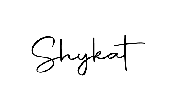 Create a beautiful signature design for name Shykat. With this signature (Autography-DOLnW) fonts, you can make a handwritten signature for free. Shykat signature style 10 images and pictures png