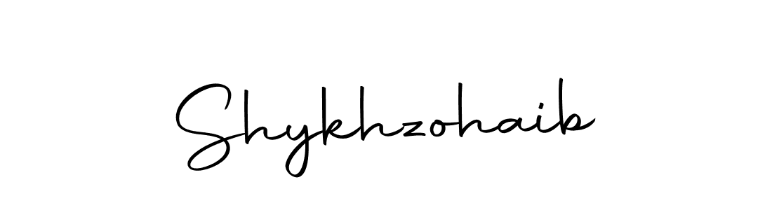 How to make Shykhzohaib name signature. Use Autography-DOLnW style for creating short signs online. This is the latest handwritten sign. Shykhzohaib signature style 10 images and pictures png