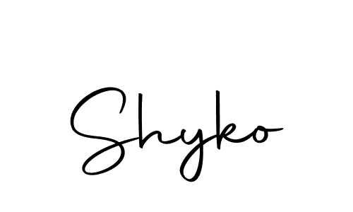 Make a beautiful signature design for name Shyko. Use this online signature maker to create a handwritten signature for free. Shyko signature style 10 images and pictures png