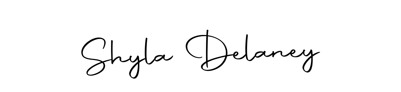 How to make Shyla Delaney signature? Autography-DOLnW is a professional autograph style. Create handwritten signature for Shyla Delaney name. Shyla Delaney signature style 10 images and pictures png