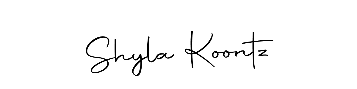 Similarly Autography-DOLnW is the best handwritten signature design. Signature creator online .You can use it as an online autograph creator for name Shyla Koontz. Shyla Koontz signature style 10 images and pictures png