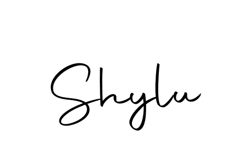 How to make Shylu name signature. Use Autography-DOLnW style for creating short signs online. This is the latest handwritten sign. Shylu signature style 10 images and pictures png