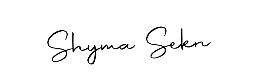 How to make Shyma Sekn name signature. Use Autography-DOLnW style for creating short signs online. This is the latest handwritten sign. Shyma Sekn signature style 10 images and pictures png