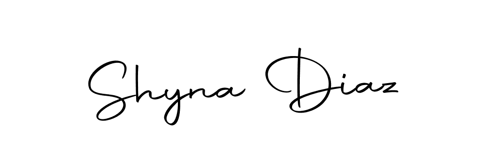 You can use this online signature creator to create a handwritten signature for the name Shyna Diaz. This is the best online autograph maker. Shyna Diaz signature style 10 images and pictures png