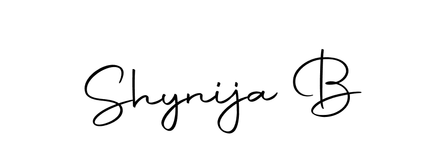 Once you've used our free online signature maker to create your best signature Autography-DOLnW style, it's time to enjoy all of the benefits that Shynija B name signing documents. Shynija B signature style 10 images and pictures png