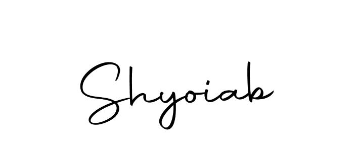 Make a beautiful signature design for name Shyoiab. With this signature (Autography-DOLnW) style, you can create a handwritten signature for free. Shyoiab signature style 10 images and pictures png