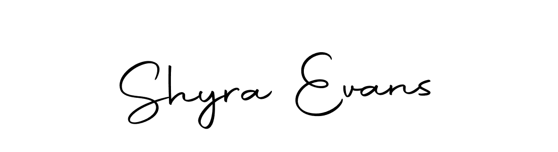 Make a beautiful signature design for name Shyra Evans. With this signature (Autography-DOLnW) style, you can create a handwritten signature for free. Shyra Evans signature style 10 images and pictures png