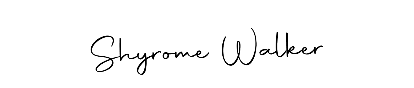 Shyrome Walker stylish signature style. Best Handwritten Sign (Autography-DOLnW) for my name. Handwritten Signature Collection Ideas for my name Shyrome Walker. Shyrome Walker signature style 10 images and pictures png