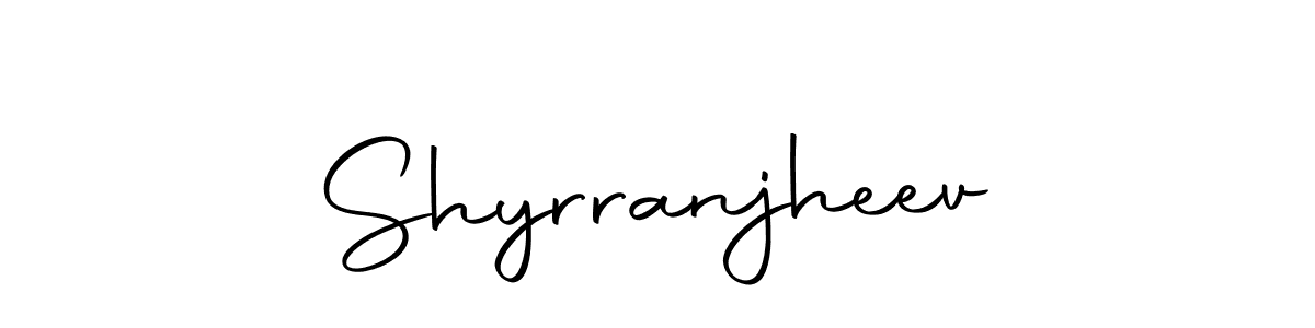 How to make Shyrranjheev signature? Autography-DOLnW is a professional autograph style. Create handwritten signature for Shyrranjheev name. Shyrranjheev signature style 10 images and pictures png