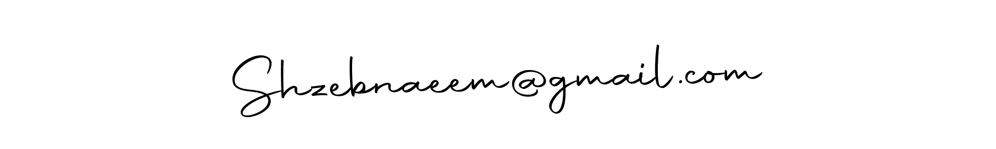 Make a beautiful signature design for name Shzebnaeem@gmail.com. With this signature (Autography-DOLnW) style, you can create a handwritten signature for free. Shzebnaeem@gmail.com signature style 10 images and pictures png