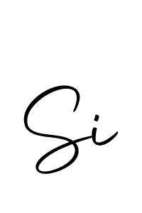 Make a beautiful signature design for name Si. Use this online signature maker to create a handwritten signature for free. Si signature style 10 images and pictures png