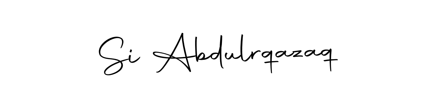 How to make Si Abdulrqazaq signature? Autography-DOLnW is a professional autograph style. Create handwritten signature for Si Abdulrqazaq name. Si Abdulrqazaq signature style 10 images and pictures png