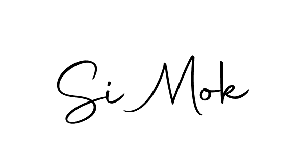 Design your own signature with our free online signature maker. With this signature software, you can create a handwritten (Autography-DOLnW) signature for name Si Mok. Si Mok signature style 10 images and pictures png