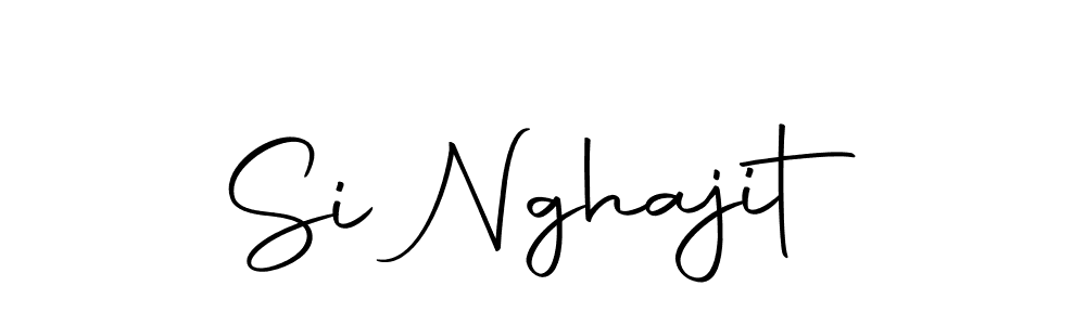 You should practise on your own different ways (Autography-DOLnW) to write your name (Si Nghajit) in signature. don't let someone else do it for you. Si Nghajit signature style 10 images and pictures png