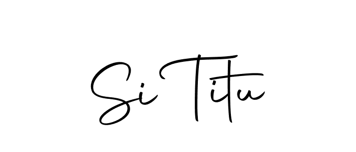 Make a beautiful signature design for name Si Titu. Use this online signature maker to create a handwritten signature for free. Si Titu signature style 10 images and pictures png