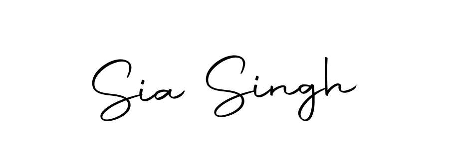 Make a beautiful signature design for name Sia Singh. Use this online signature maker to create a handwritten signature for free. Sia Singh signature style 10 images and pictures png
