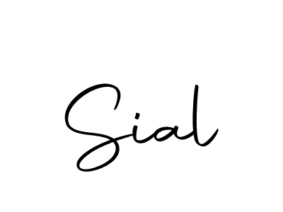 Design your own signature with our free online signature maker. With this signature software, you can create a handwritten (Autography-DOLnW) signature for name Sial. Sial signature style 10 images and pictures png