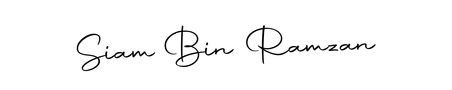 Siam Bin Ramzan stylish signature style. Best Handwritten Sign (Autography-DOLnW) for my name. Handwritten Signature Collection Ideas for my name Siam Bin Ramzan. Siam Bin Ramzan signature style 10 images and pictures png