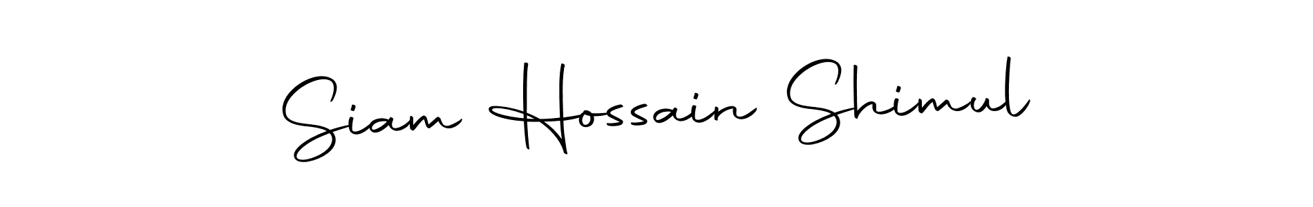 Also we have Siam Hossain Shimul name is the best signature style. Create professional handwritten signature collection using Autography-DOLnW autograph style. Siam Hossain Shimul signature style 10 images and pictures png