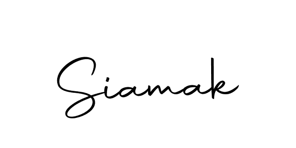 Make a beautiful signature design for name Siamak. With this signature (Autography-DOLnW) style, you can create a handwritten signature for free. Siamak signature style 10 images and pictures png