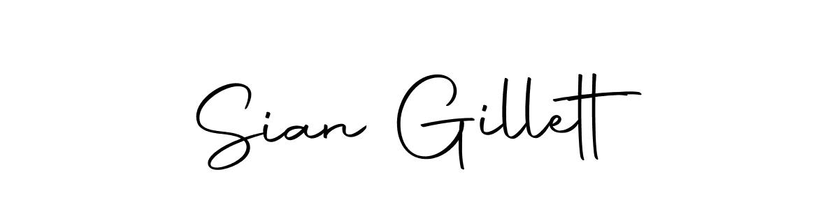 Design your own signature with our free online signature maker. With this signature software, you can create a handwritten (Autography-DOLnW) signature for name Sian Gillett. Sian Gillett signature style 10 images and pictures png