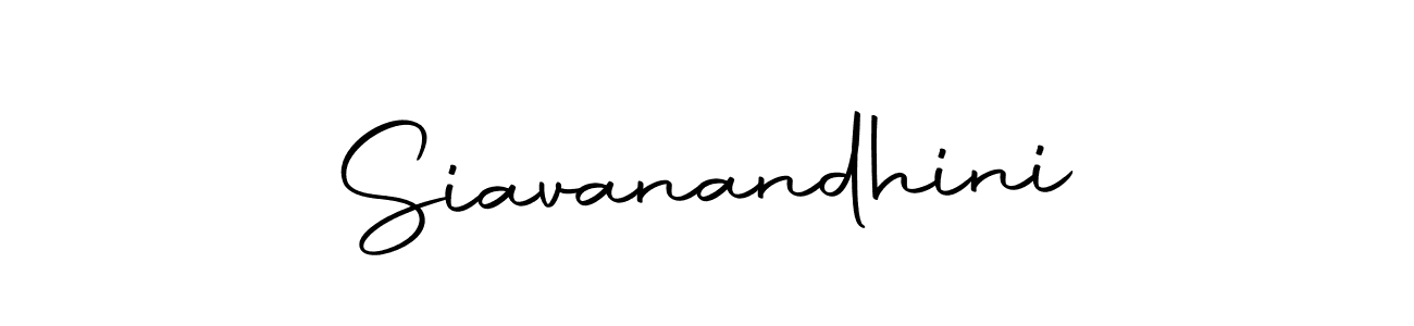 Design your own signature with our free online signature maker. With this signature software, you can create a handwritten (Autography-DOLnW) signature for name Siavanandhini. Siavanandhini signature style 10 images and pictures png