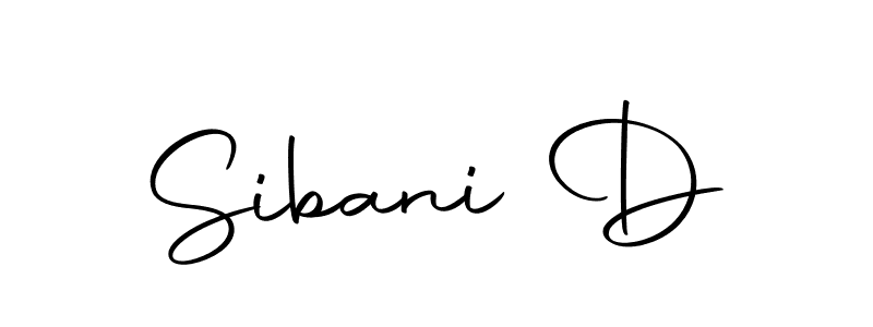 How to make Sibani D name signature. Use Autography-DOLnW style for creating short signs online. This is the latest handwritten sign. Sibani D signature style 10 images and pictures png