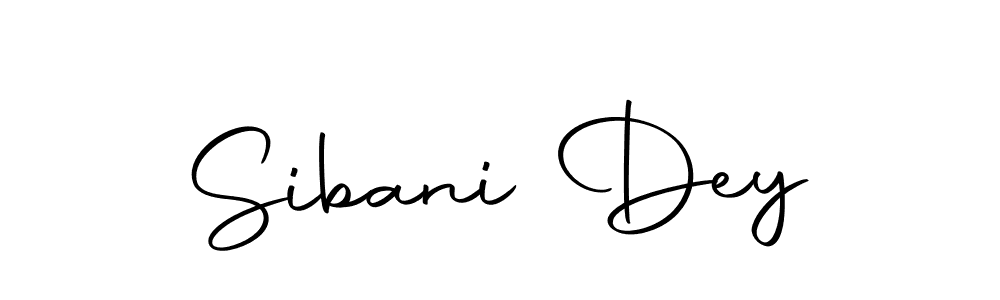 Make a beautiful signature design for name Sibani Dey. With this signature (Autography-DOLnW) style, you can create a handwritten signature for free. Sibani Dey signature style 10 images and pictures png